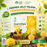 Safe Care Anise Mint Gummy - Permen Jelly 20 Gr Pelega Tenggorokan