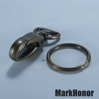 鑰匙圈 汽車鑰匙包 鈎扣圓環 古銅色  -Mark Honor【全壘打跨店最高20%點數回饋】