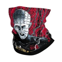 Hellraiser Bandana Winter Neck Warmer Men Windproof Wrap Face Scarf for Hiking Halloween Horror Movie Gaiter Headband