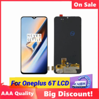Original For Oneplus6T 6T 6.50" LCD Display Touch Screen Digitizer Assembly Replacement LCD Screen For OnePlus 6T 1+6T Screen
