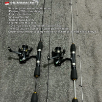 Satu set Joran wader super lentur BUSA joran shimanalagi