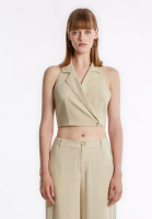 Urban Revivo Cropped Wrapped Vest