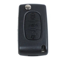 Key remote shell for Peugeot 407 and 407 SW foldable 3