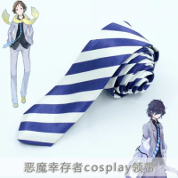 Devil Survivor 2 Shijima Daichi Kuze Hibiki Inspired Cosplay Necktie Scarf Tie Halloween Cosplay Cos