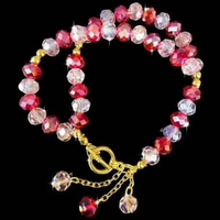 Gelang Tasbih Wanita Kristal 33 Butir - A506 A11