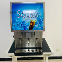 Automatic Commercial Beverage Juice Dispenser, Small Three Nozzle Milk And Water Filling Machine