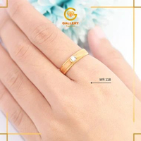 CINCIN NIKAH WEDDING RING EMAS ASLI KADAR 8K(375) CK 118 - GALERI 21 FASHION