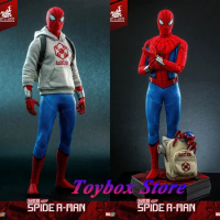 HOTTOYS HT CMS010 1/6 Collectible Spider-Man Action Figure Marvel Super Hero Movie Avengers Campus 12" Full Set Model Gifts