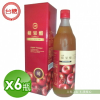 台糖 蘋果醋(600ml/瓶)x6_免運