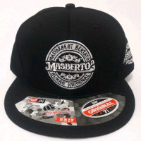 TOPI SNAPBACK MASBERTO KINGDOM LOGO PUTIH FULL BORDIR