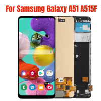 Màn hình Super A51, dành cho Samsung Galaxy A51 A515 A515F, Màn hình LCD, Bộ đếm số màn hình cảm ứng
