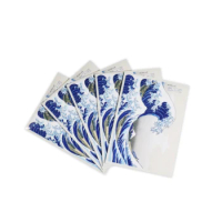 Matte/Glossy 60PCS/BAG The Great Wave Card Sleeves Japanese Style Card Protector Trading Cards Shield Top Loader Cover PKM/MGT
