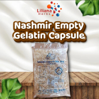 Nashmir Empty Gelatin Capsule tòumíng jiāonáng (Size 1)