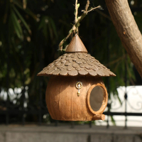 1 Piece Innovative Bird Nest Bird House Ornament, Garden Courtyard Decoration Outdoor Bird House Win