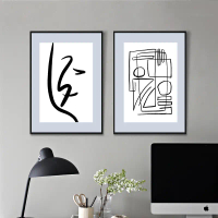 ส่งฟรี. Personalized abstract decorative painting art decor office living room wall mural