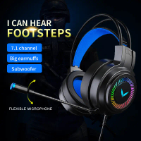 Tai Nghe Có Dây, G60, Tai Nghe Chơi Game, Có Mic, Hiệu Ứng RGB 7.1, Âm Thanh Khử Tiếng Ồn Vòm, Tai N