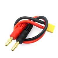Battery Charger Cable 4.0mm Banana Male Connector To EL-2Y XT60 XT30 T Plug TRX 14awg Balance charging wire For RC Lipo Battery