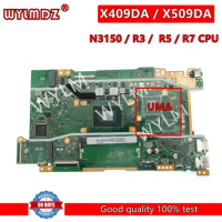 X509DA N3150/R3/R5/R7CPU Mainboard For Asus X409DA X509DAP X409DJ X409DL X509DL M590D Laptop Motherboard