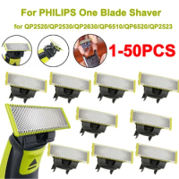 1-50Pcs Electric Trimmer Shaver Replacement Kit For Philips One Blade Shaver For QP2520/QP2530/QP2630/QP6510/QP6520/QP2523