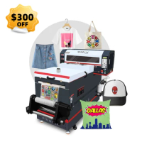 Digitale Dtg Textiel/Katoen Printer Op T-shirt Broek Canvas A2 A3 Drukmachine Warmte Pers Machine