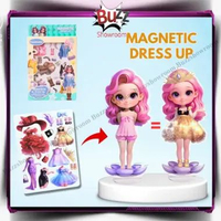 Magnetic BP Dress Up Doll Mainan Anak Boneka Ganti Baju Magnetik Bongkar Pasang