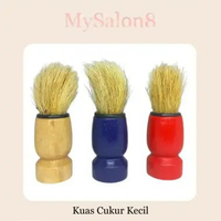 Kuas Cukur Barber Brush Kecil Warna CREAM