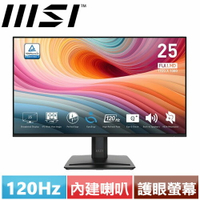 MSI微星 25型 PRO MP251W E2 護眼螢幕 白色原價2988(省200)