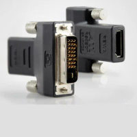 Genuine ATI DVI to HDMI-compatible adapter converter 1080P DVI in to HDMI-compatible out for PC laptop Monitor