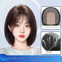 8x10cm 100% Human Hair Wigs For Women Short Wig Hair Modern Style Full Machine Wig Fashion Type For 