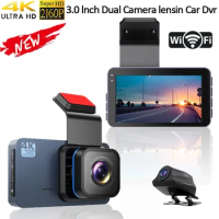 4K Dash Cam for Cars Front and Rear View Camera for Vehicle Car Dvr Video Recorder WIFI App Control Black Box Car Assecories