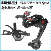 SENSAH CRX PRO 11 Speed Groupset Shift Lever And Rear Derailleur For MTB 42T 46T 50T 52T 11v Switch Compatible SHIMANO Sram