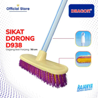 terlaris - dragon d938 sikat lantai dorong 11 cm pembersih kamar mandi gagang besi sk358