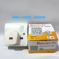 Stop Kontak AC SET BRIGHT G - Stop Kontak AC + Steker