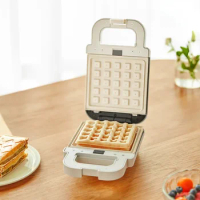 olayks Sandwich machine, breakfast machine, artifact, household multifunctional small waffle toaster mini waffle maker