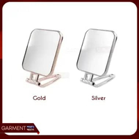 Cermin Lipat 2 Sisi Kaca Gantung Standing Mirror Make Up Meja Rias Kosmetik Dekorasi Estetik KOTAK -