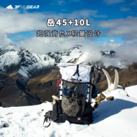 3F UL GEAR Outdoor Hiking Backpack Ultralight Frame YUE 45+10L Camping Lightweight Travel Trekking Rucksack