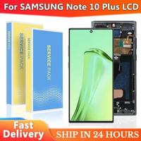 TFT Quality For Samsung Note10+ N975F LCD Display Touch Screen Digitizer Assembly For Samsung Note 10 Plus LCD With Frame