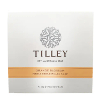 【Tilley 百年特莉】橙花香氛蔬果皂4入禮盒(50gx4入)