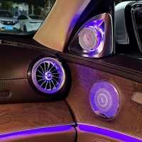 For Mercedes Benz C Class W205 C180,C200 C250 Car 3 Colors Audio Led Ambient Light MB Rotary 4D Tweeter Treble Luminous Speaker
