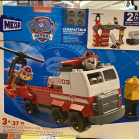 Mainan Mega Bloks Paw Patrol Marshall Ultimate Fire Truck