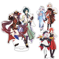 Mô hình Standee Genshin Impact xax Kaedehara Kazuha Kamisato Ayaka Xiao Hutao Phụ kiện trang trí để 
