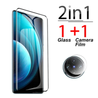 2in1 Clear protective glass For vivo X100 Pro 2023 20D 3D Curved screen protector vivox 100 100pro X 100 6.78 inch Camera Glass