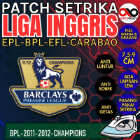 Patch LIGA INGGRIS BPL EPL EFL Pemier Premiere League Badge Emblem Flock Semi Woven Setrika iron-on 
