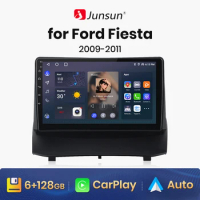 Junsun V1 AI Voice Wireless CarPlay Android Auto Radio for Ford fiesta 2008-2013 4G Car Multimedia GPS 2din autoradio