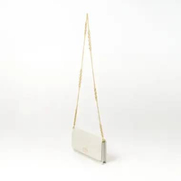 Tas CHRISTIAN DIOR CARO WHITE CANNAGE CALFSKIN CHAIN SHOULDER BAG 100% ORIGINAL 20X2X20CM