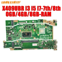 X409UBR motherboard For ASUS X409UB X409UA X509UA X509UB A409UB A409U F409U F509U X409UJ. 4417U,i3 i5 i7 7th/8th.0G/4G/8G-RAM