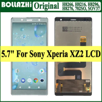 5.7" XZ2 LCD For Sony Xperia XZ2 H8216 H8266 H8276 H8296 Touch Screen Digitizer Assembly Replacement For Sony XZ2 Display
