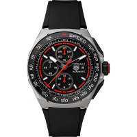 TAG HEUER 豪雅FORMULA 1鈦金屬計時橡膠腕表(CBZ2082.FT8096)x黑x44mm