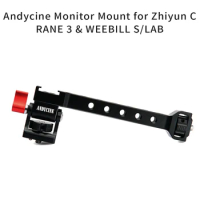 Andycine Adjustable Monitor Mount for Zhiyun CRANE 3 &amp; WEEBILL S/LAB