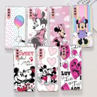 Disney Mickey Minnie Mouse Case for Samsung Galaxy A30s A40 A70 A70s A10 A20e A50 A50s A6 Plus A20 A30 A20s A10s TPU Phone Cover